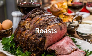 4. Roasts: (New Year's Special 10% off prime rib roast with code: PRIME)