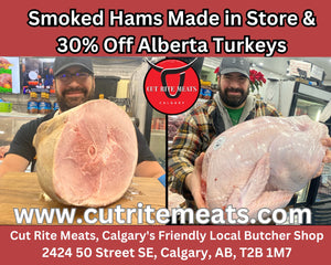EASTER Hams & Turkeys:  Hams 6 Sizes Starting at $7.49lb & 30% off Turkeys 3 Sizes
