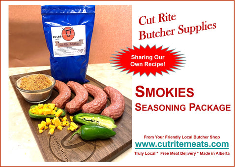 Butcher Supplies: Cut Rite Smokies Seasoning Package