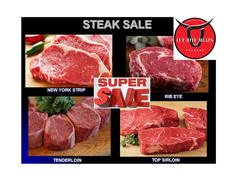 -Butchers Fave: Steak Super Sale (ranging from $8.95 to $89.95)