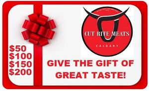 Cut Rite Meat Gift CERTIFICATES